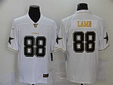 Nike Cowboys 88 Ceedee Lamb White Gold 100th Season Vapor Untouchable Limited Jersey,baseball caps,new era cap wholesale,wholesale hats